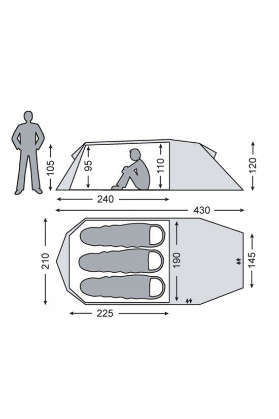 Nordisk Oppland 3 SI Tent