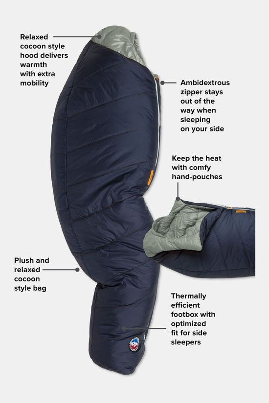 Big Agnes Sidewinder Camp 35F Long Slaapzak