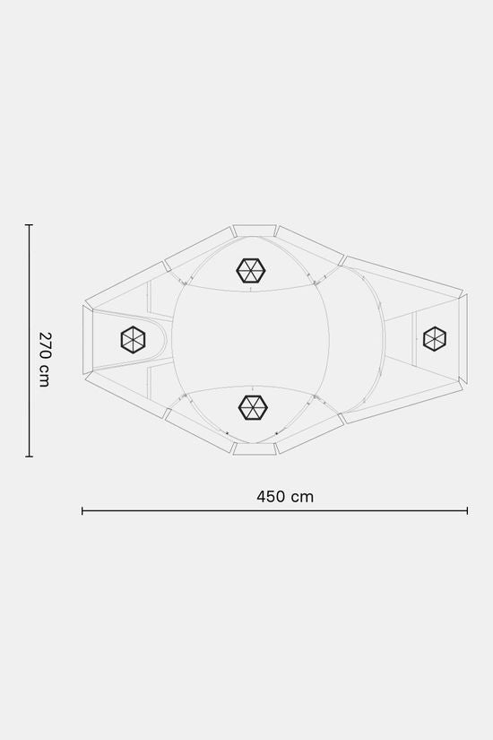 Samaya Basecamp 4-Persoons Alpine Tent