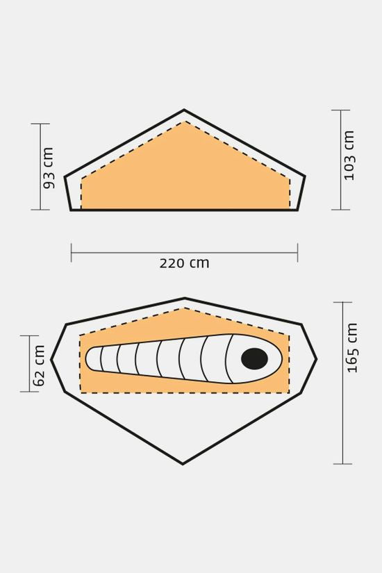 Hilleberg Akto 1P Tunneltent