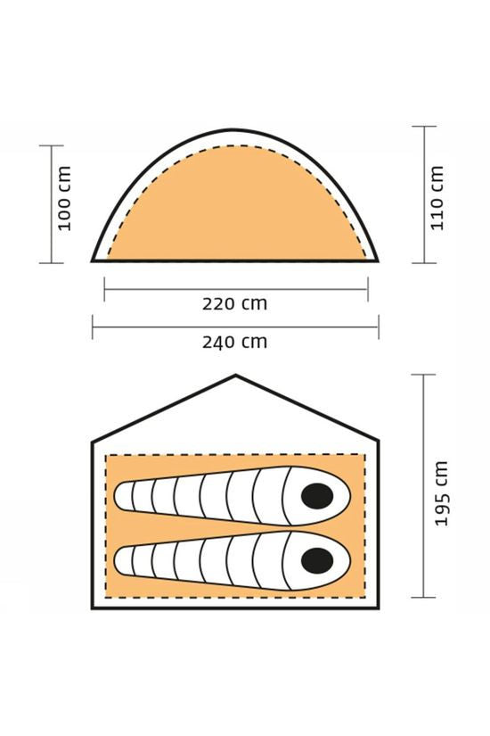 Hilleberg Niak 2-Persoons Koepeltent
