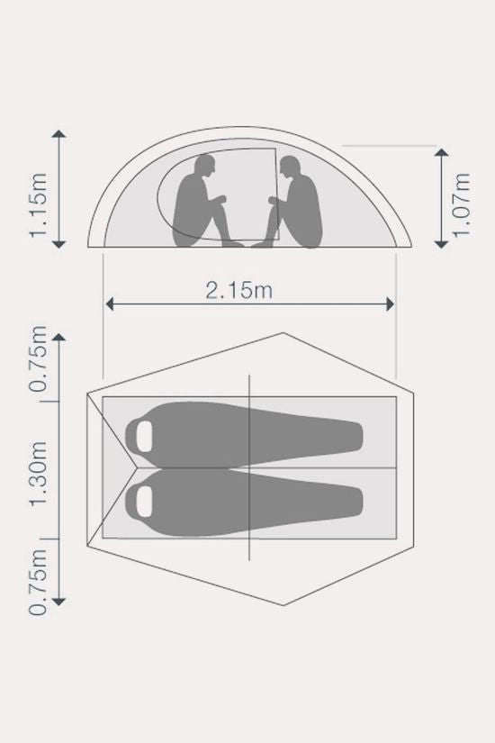 Exped Mira II HL 2-Persoonstent