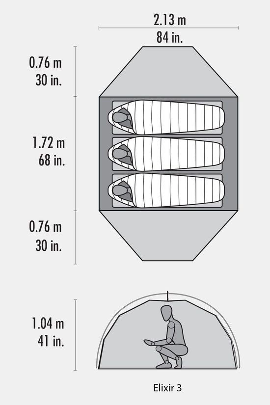 MSR Elixir 3-Persoons Tent