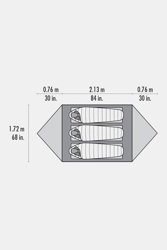 MSR Mutha Hubba NX 3-Persoons Tent