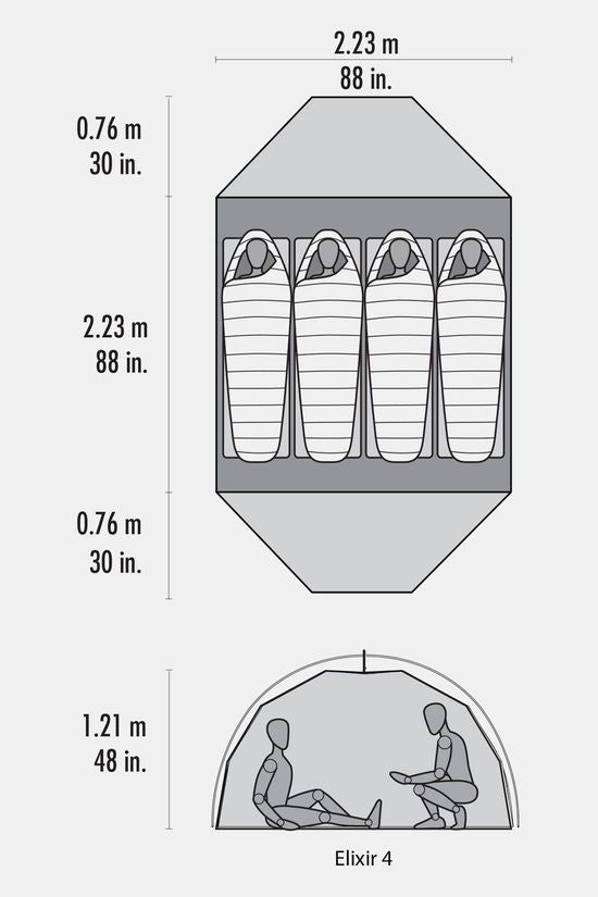 MSR Elixir 4-Persoons Tent