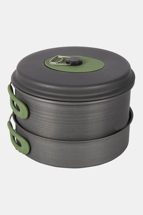 Bo-Camp Explorer XL 4-Delig Hard Anodized Pannenset